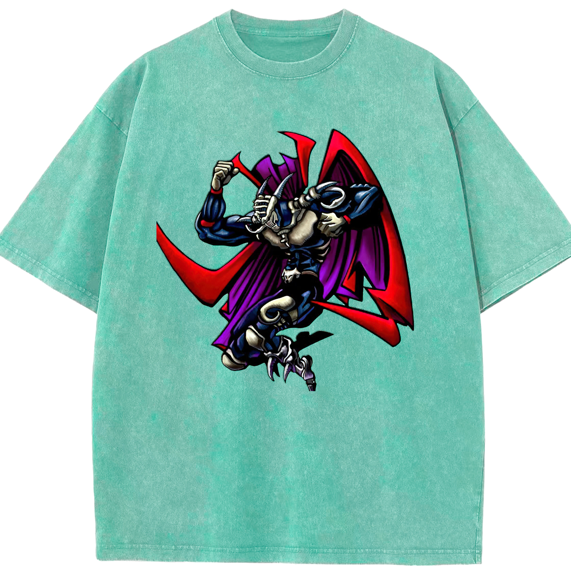 （画像用） 遊☆戯☆王 Yu-Gi-Oh! 綿100% ヴィンテージ風 半袖Tシャツ（フロントプリント）